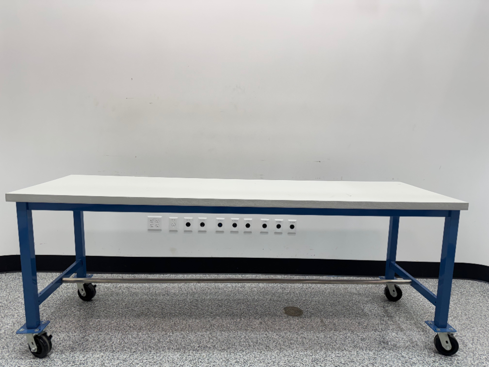 Image of Global Industrial 8' Rolling Lab Bench